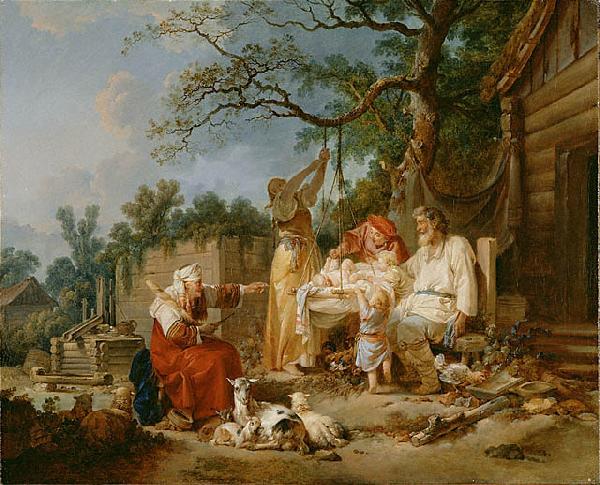 Jean-Baptiste Le Prince The Russian Cradle